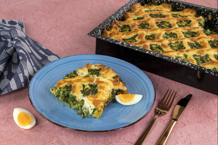 Spinazie-kip gratin